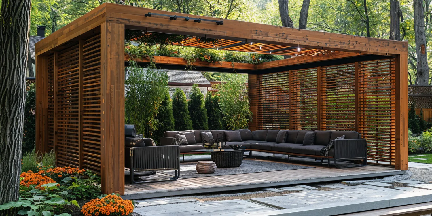 Jak zrobić żaluzje drewniane do altany?