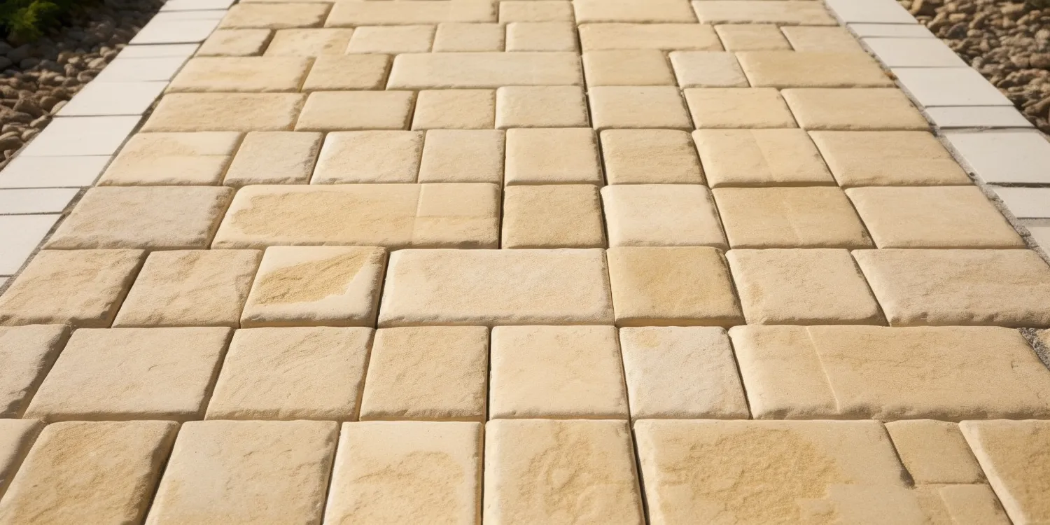 Podjazd do domu z kostki brukowej