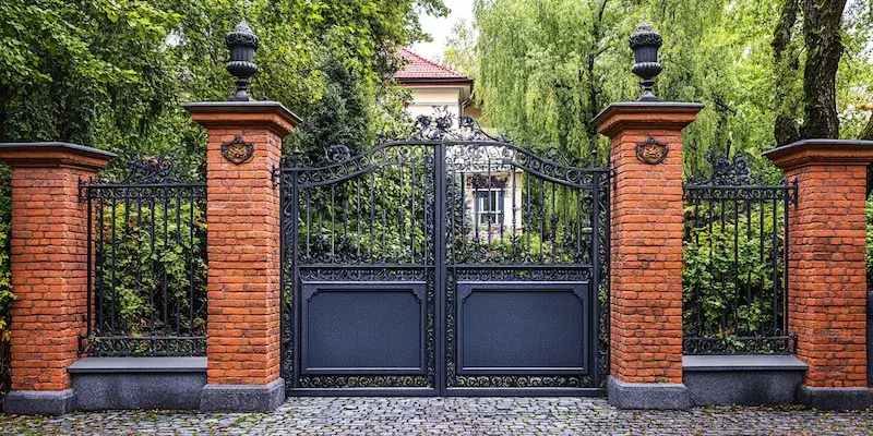 stalowe ogrodzenie z Polski